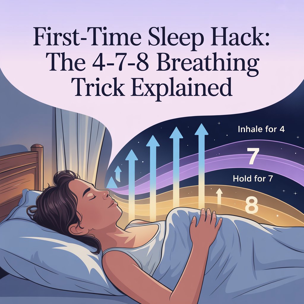 First-Time Sleep Hack: The 4-7-8 Breathing Trick Explained – Fall Asleep in Minutes Tonight
