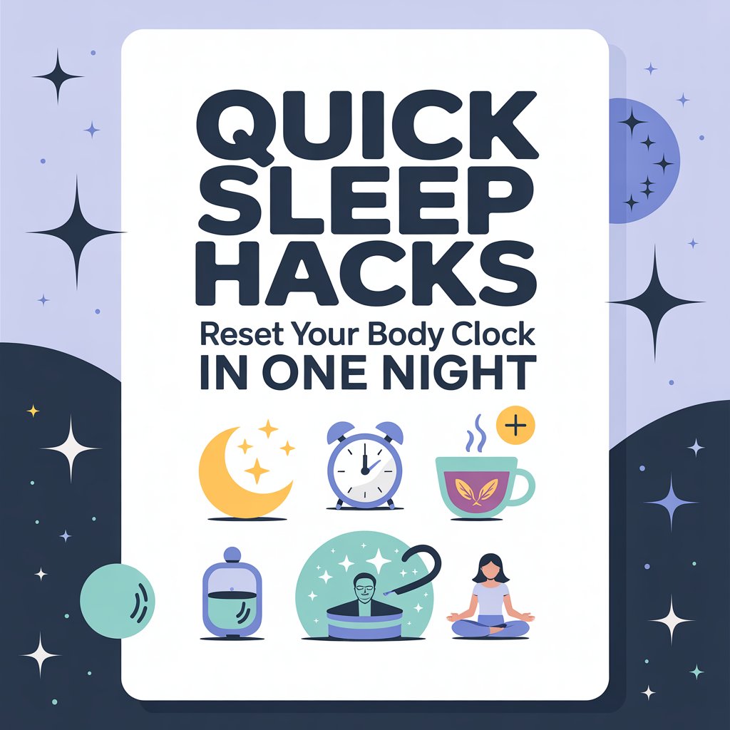 Quick Sleep Hacks: Reset Your Body Clock in One Night