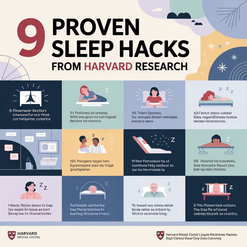 Science Says: 9 Proven Sleep Hacks from Harvard Studies