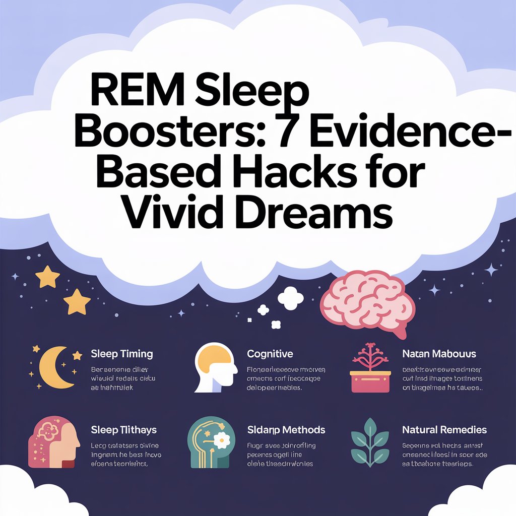 REM Sleep Boosters: 7 Evidence-Based Hacks for Vivid Dreams