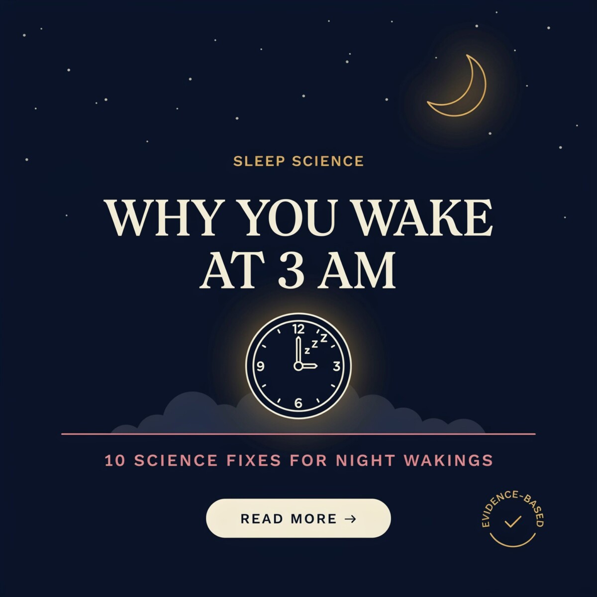 Why You Wake at 3 AM: 10 Science Fixes for Night Wakings