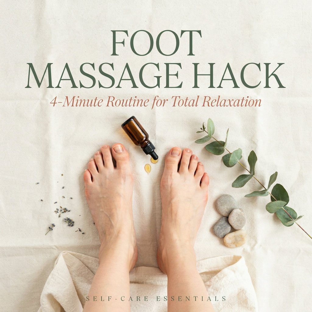Foot Massage Hack A 4-Minute Routine for Total Relaxation