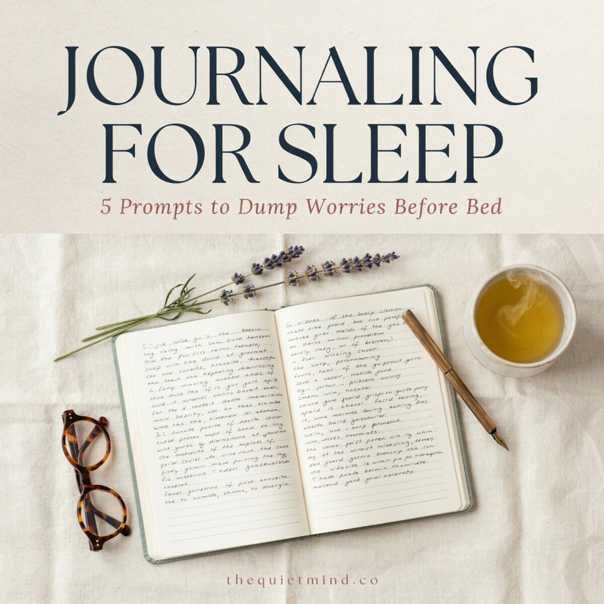 Journaling for Sleep: 5 Prompts to Dump Worries Before Bed