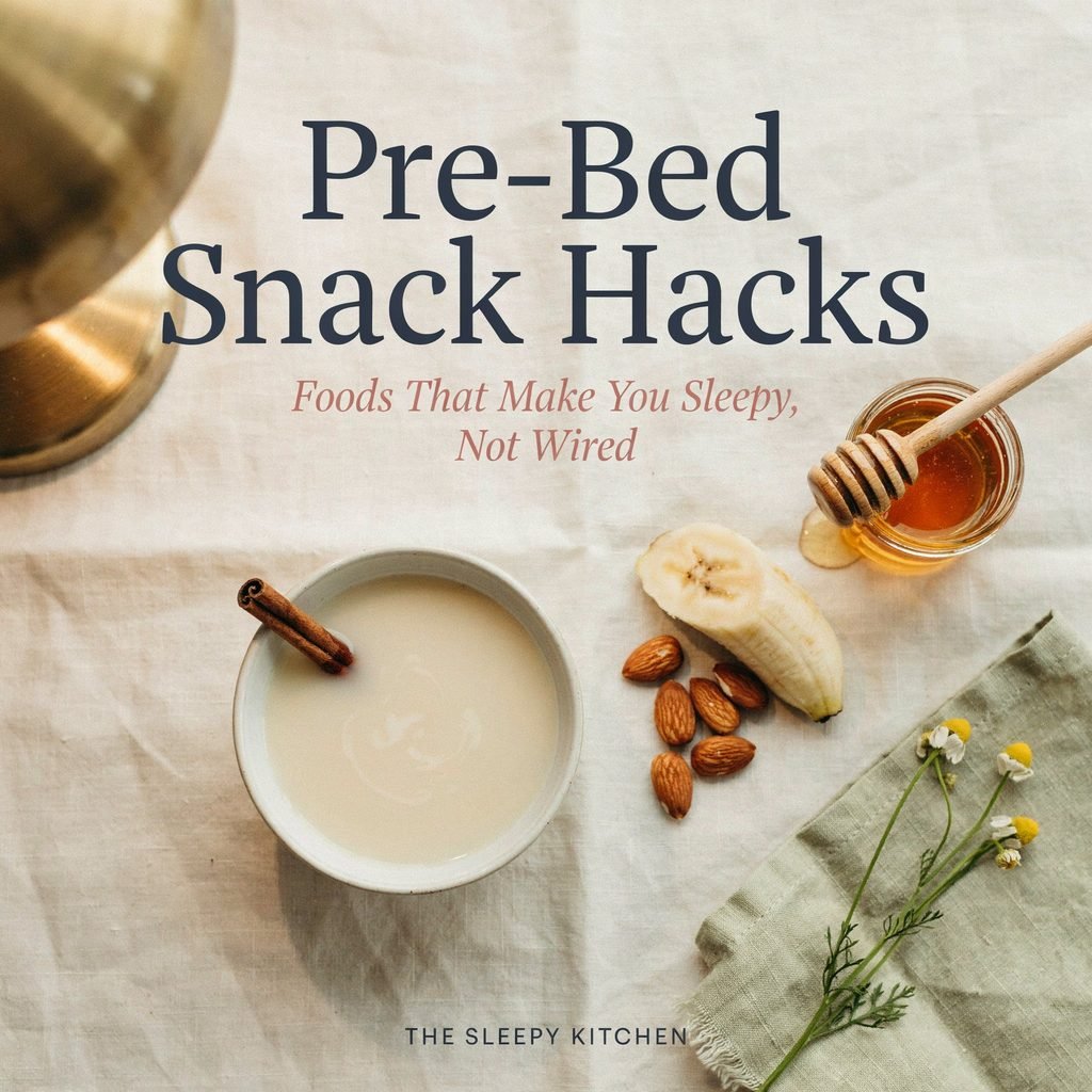 Pre-Bed Snack Hacks Foods That Make You Sleepy, Not Wired.