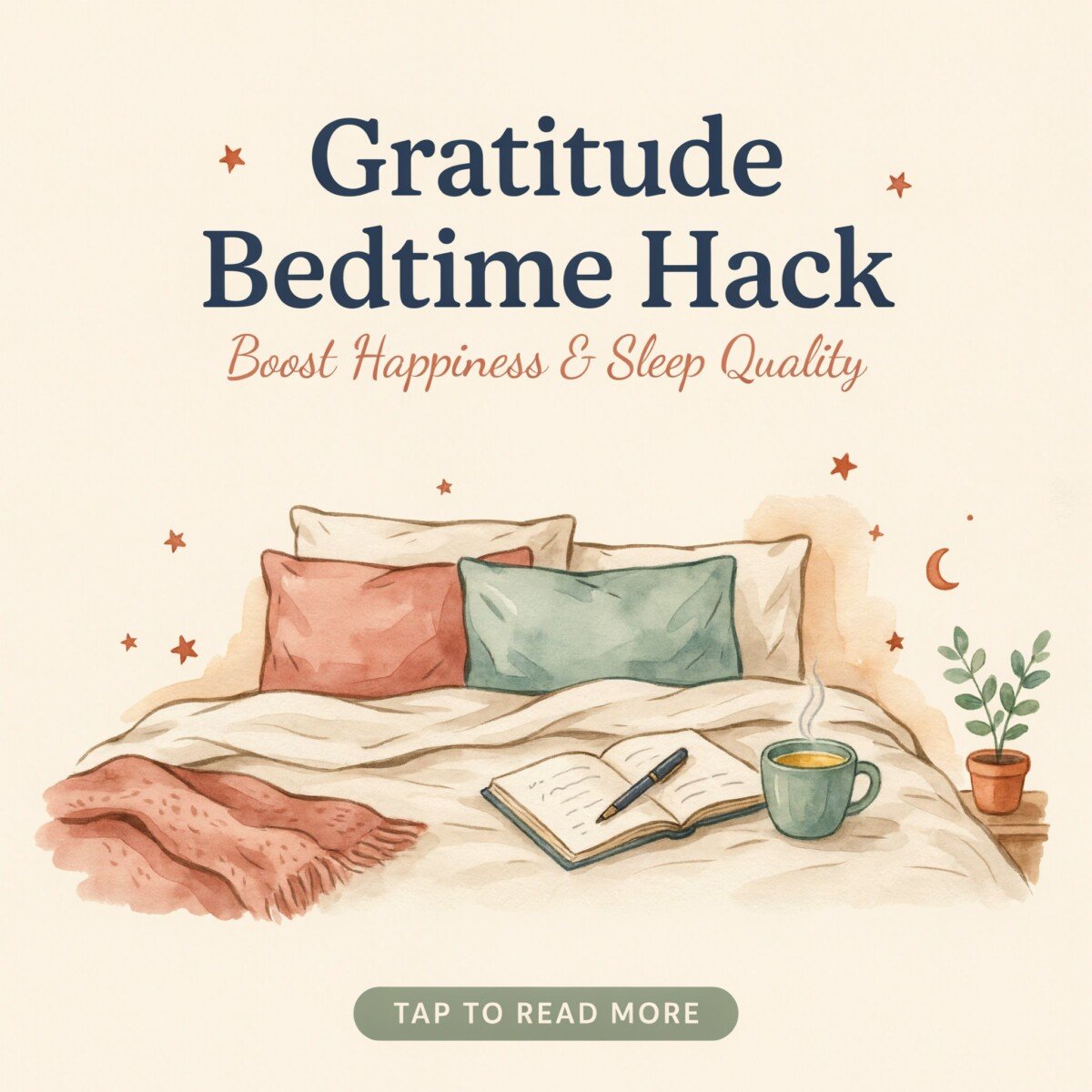 Gratitude Bedtime Hack: Boost Happiness and Sleep Quality